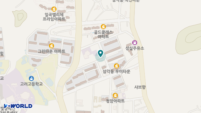 섬김노인주간보호센터 위치 지도