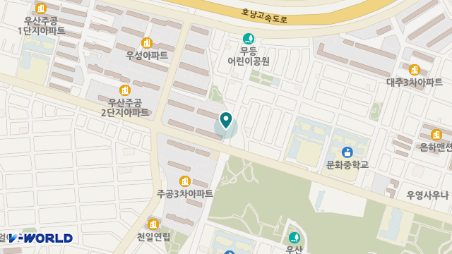 현대실버빌 위치 지도
