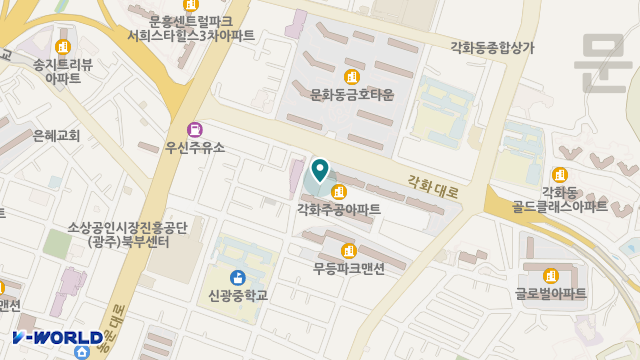광주메디텍 위치 지도