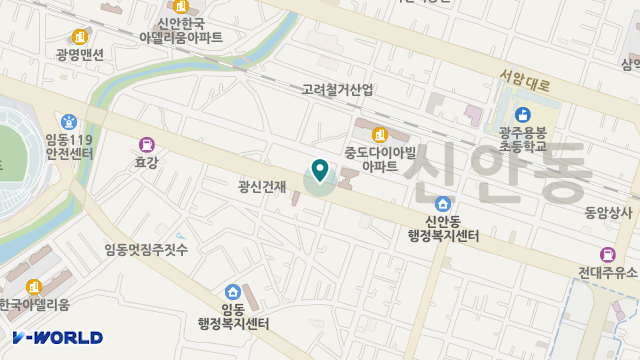 빛둥지재가장기요양기관 위치 지도