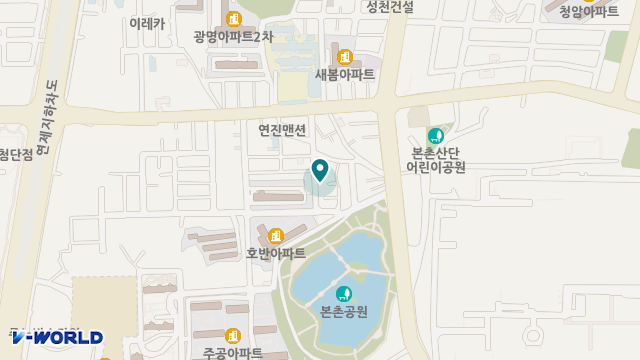 한누리노인복지센터 위치 지도