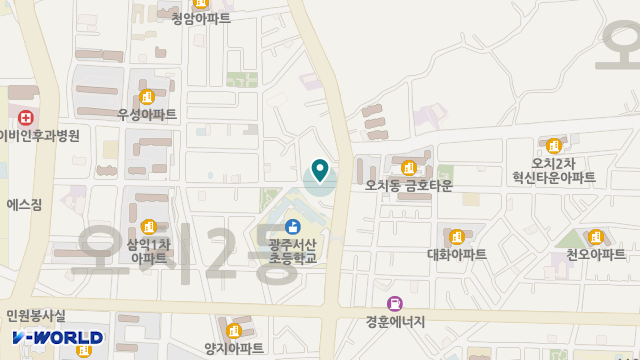 우리사랑재가센터 위치 지도