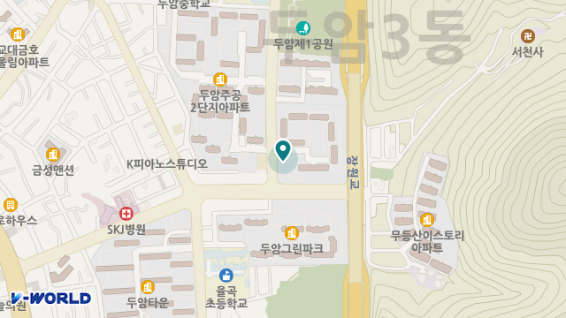 천지복지센터 위치 지도