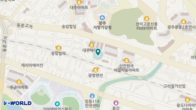 광주더불어노인복지센터 위치 지도