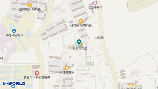 다인재가복지센터 위치 지도