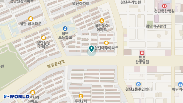 효드림재가노인복지센터 위치 지도