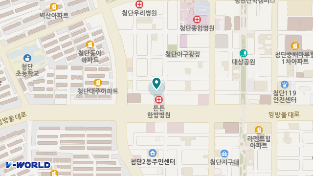 건강백세노인복지센터 위치 지도