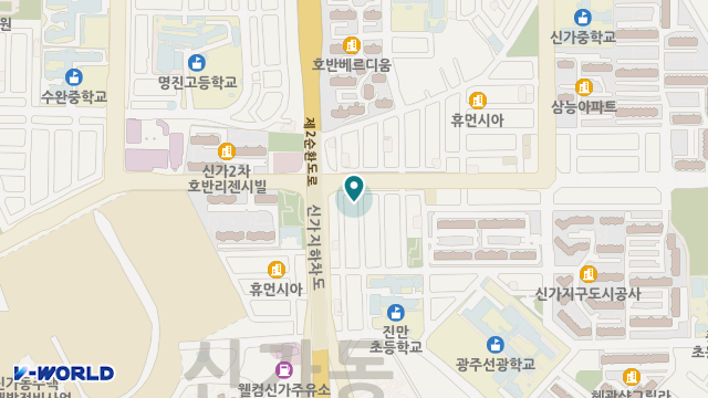 한아름노인복지센터 위치 지도