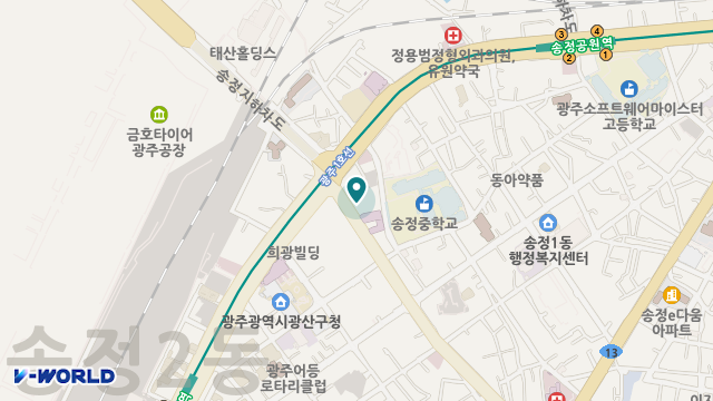 송정재가노인복지센터 위치 지도