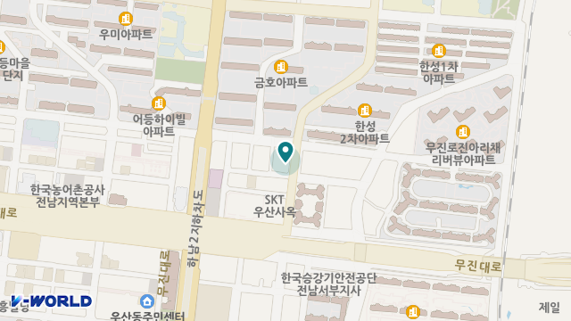 광주호남재가노인복지센터 위치 지도