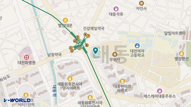 우리노인복지센터 위치 지도