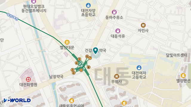 동대전요양복지센터 위치 지도