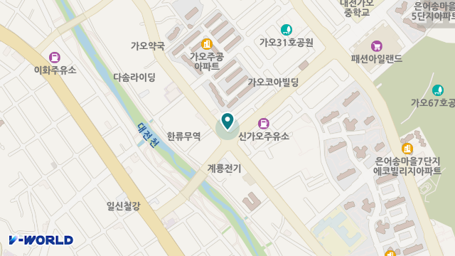행복한실버케어센터 위치 지도