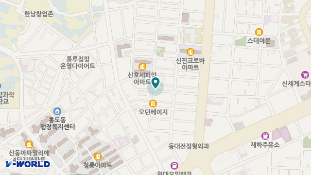 동행노인주야간보호센터 위치 지도