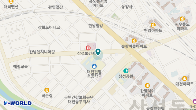 현암복지센터 위치 지도