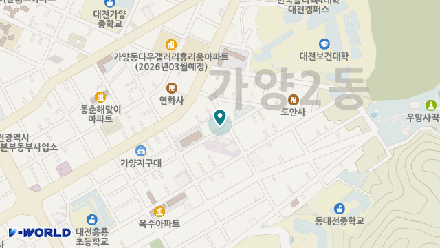 한밭사랑노인복지센터 위치 지도
