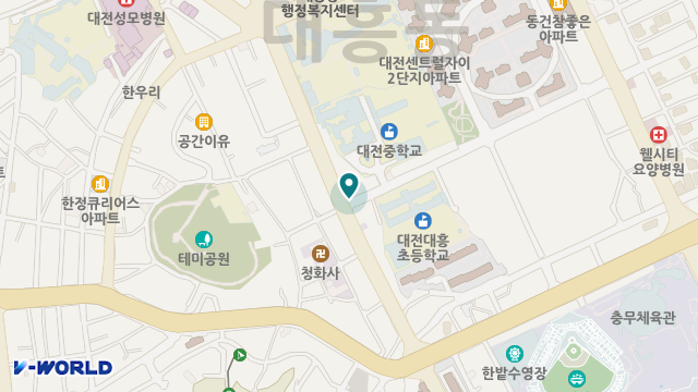 우진노인복지센터 위치 지도
