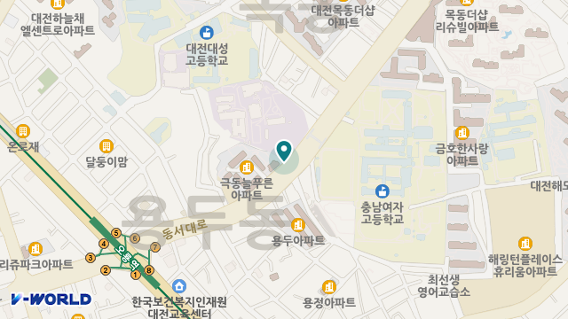 한밭노인돌봄센터 위치 지도