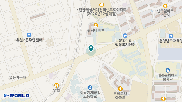 신한밭복지센터 위치 지도