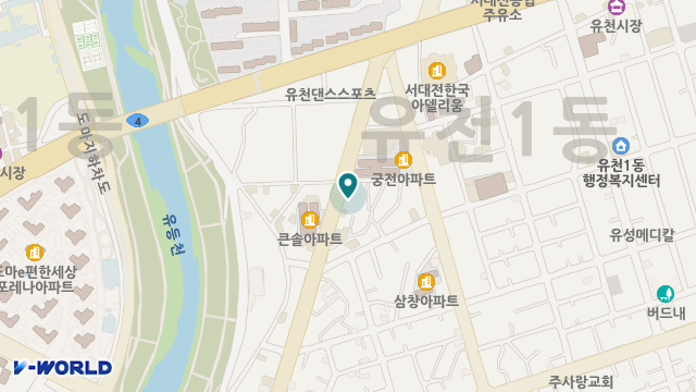 대전늘푸른노인복지센터 위치 지도