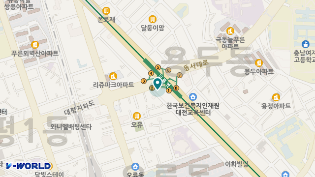 나눔복지센터 위치 지도