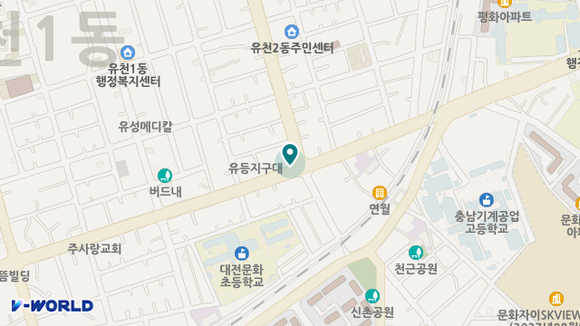 희망복지센터 위치 지도