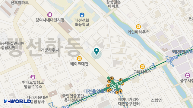 김다인재가복지센터 위치 지도