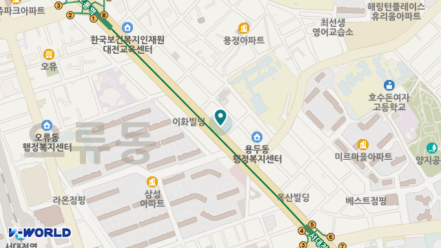 다비다노인복지센터 위치 지도