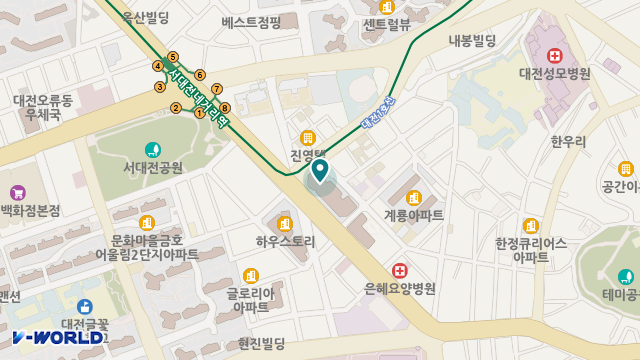 해바라기재가노인복지센터 위치 지도