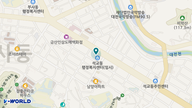 보문노인복지센터 위치 지도
