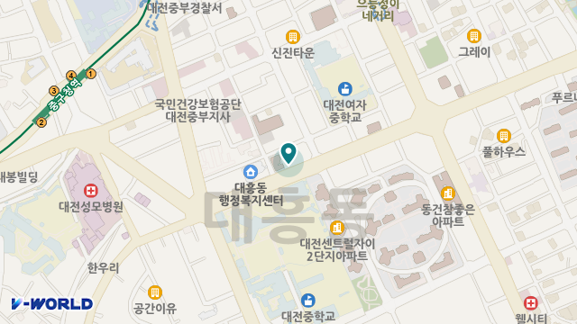 행복한노인복지센터 위치 지도