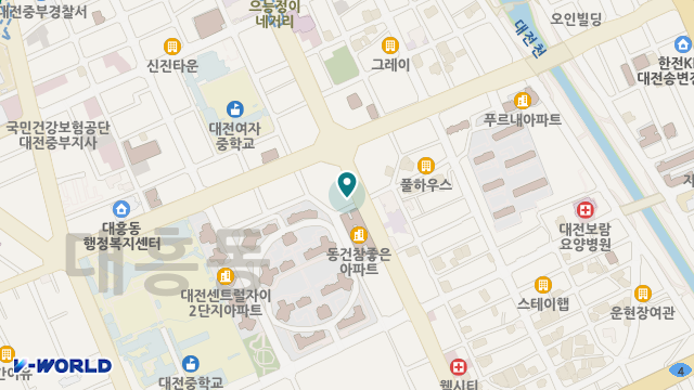 나우리중구재가장기요양기관 위치 지도