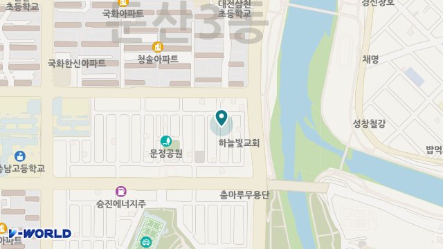 대전둔산노인복지센터 위치 지도