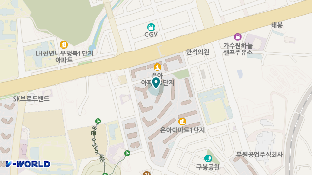 가로수재가복지센터 위치 지도