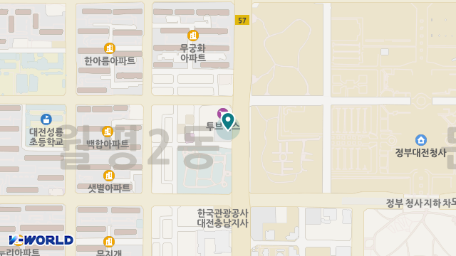 산성노인복지센터 위치 지도