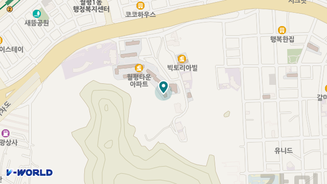한마음재가노인복지센터 위치 지도