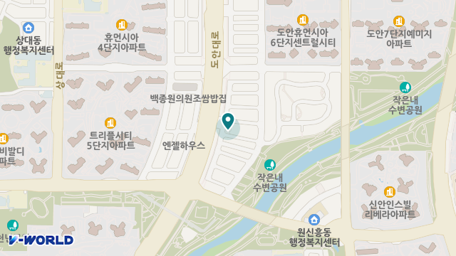 나눔요양보호사예수사랑파견센타 위치 지도