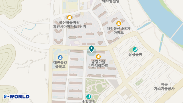 송강사회복지관부설재가장기요양기관 위치 지도