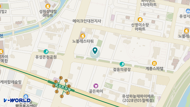 (A)비지팅엔젤스 대전유성지점 위치 지도