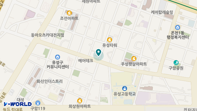 행복충전재가복지센터 위치 지도