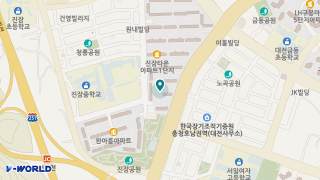 주은재가노인복지센터 위치 지도