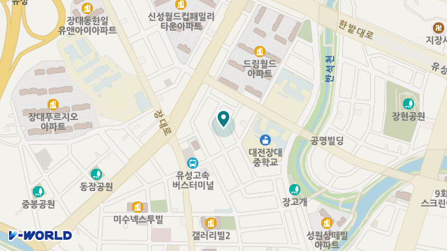 대전노인통합지원센터 위치 지도