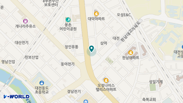 한밭참살이노인방문센터 위치 지도
