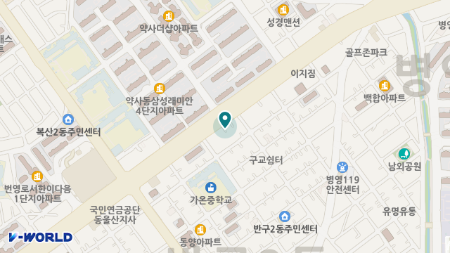 옥선노인복지센터 위치 지도