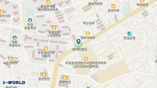 우정재가노인복지센터 위치 지도