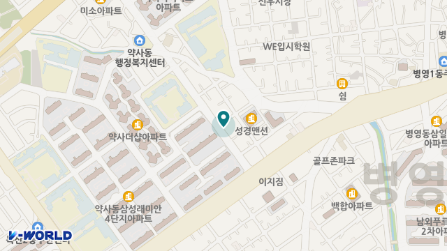 나누다통합돌봄재가서비스센터 위치 지도