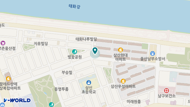행복재가노인복지센터 위치 지도