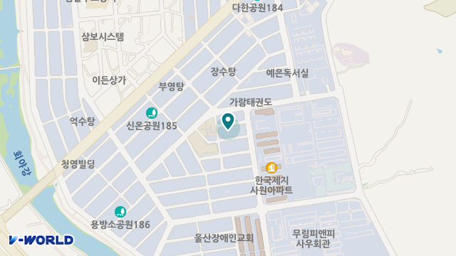 도우누리남울주노인복지센터 위치 지도