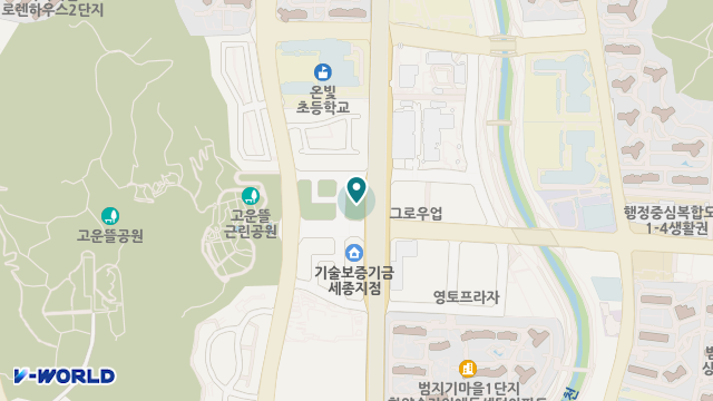 세종시행복주간보호센터 위치 지도