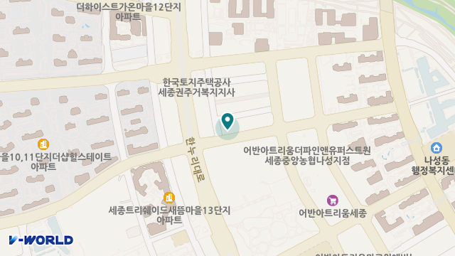 시니어데이케어 주은 세종센터 위치 지도